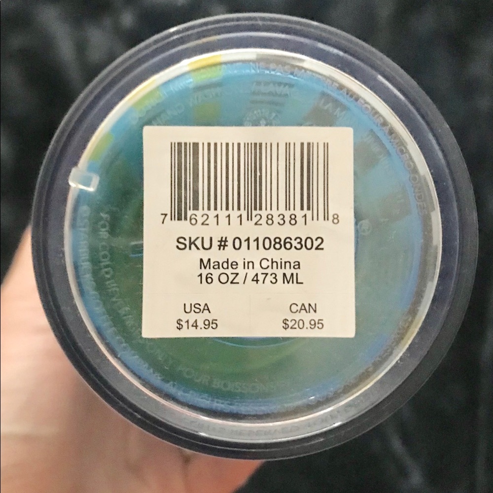 Starbucks Blue & Yellow Cold Cup - Picture 4 of 4